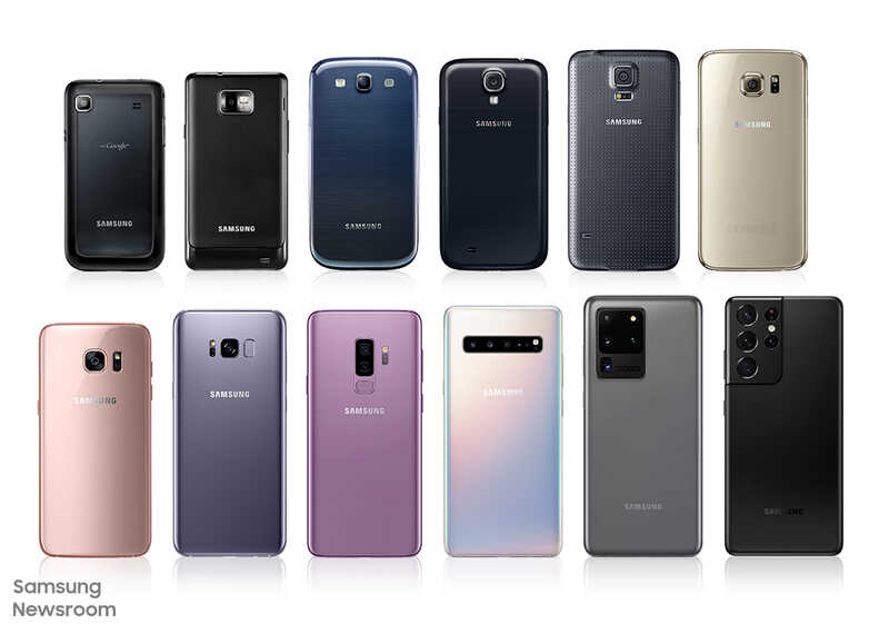 Dispositivos móviles de samsung galaxy
